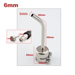 BGA 850 Series Universal Hot Air Gun Nozzle Extension Elbow Desoldering Station With Nozzle BGA Universal 3/4/5/7/ 6/ 8/10/12mm