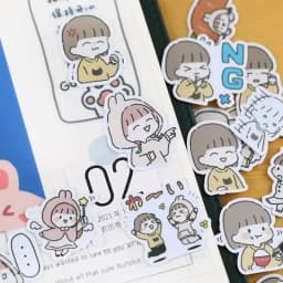 40pcs Sweet Couple 4 Cute Kawaii Self-made Fashion Girl Scrapbooking Stickers /Decorative Sticker /DIY Craft Photo Albums