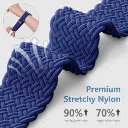 New Braided Strap For Apple Watch Bands 44 40 45 49 42 41 38mm Magnetic Snap Nylon Bracelet iWatch Series 11 9 5 6 8 7 SE Ultra3