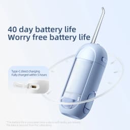 Electric Portable Toothbrush with Water Toothbrush for Cleaning Teeth, Household Water Floss Toothbrush for Cleaning Teeth