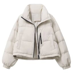 2025 New Winter Korean Loose Short Stand-up Collar Cotton Padded Jacket Women Thicken Warm Elegant Parkas Female Outwear