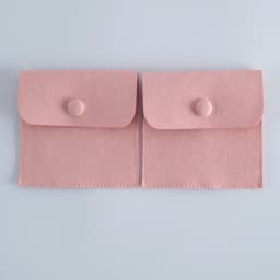 10pack Microfiber Jewelry Snap Packaging Bag Earrings Necklace Velvet Wedding Birthday Presents Gift Pouches Small Button Sack