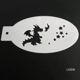 PET Stencil For Face Body Face Painting Paint Reusable Templates For Body Arts Cosplay Halloween Christmas Party