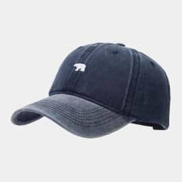 Bear Embroidery Baseball Cap Women Men Washed Cotton Baseball Hat Outdoor Sport Visors Snapback Cap Breathable Sun Hats