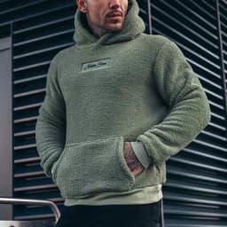 Men O-neck Plush Hoodies Soft Solid Letter Print Male Casual Basic Flannel Warm Comfort Vintage Clothing For Man Sweatshirts