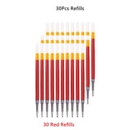 0.5mm Retractable Gel Pens Set Black/red/blue Ink Ballpoint for Writing Refills Office Accessories School Supplies Stationery