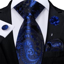 Floral Pink Ties For Men Wedding Party Man Tie Handkerchief Brooch Cufflinks Set Men Accessories Gravata