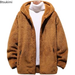 High Quality Fleece Jackets for Men Autumn Winter Fashion Warm Casual Hooded Coats Loose Zipper Hoodies Oversized Sweatshrts 8XL