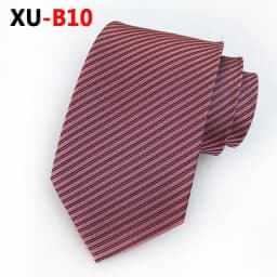 Polyester Jacquard Necktie 8 Cm Stripe Tie Business Casual Plaid Corbatas for Wedding Party Men Accessories Valentines Gift