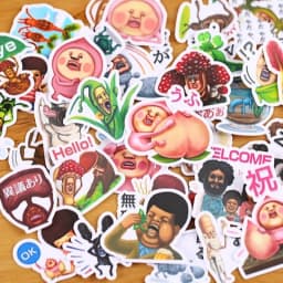 40pcs Creative Cute Self-made Peach People Scrapbooking Stickers /decorative Sticker /DIY Craft Photo Albums Kawaii