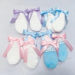 Italife Fluffy fur Ears with Bow for Itabag Decoration Women Kawaii Pink Blue 15cm Ear Hanger Buckles Ita bag Accessories H353
