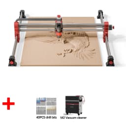 Twotree TTC-H40 CNC Engraving Machine 500W Spindle Motor 3Axis/4Axis 1000x1000x100mm for Stainless Steel Wood CNC Router Machine