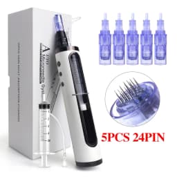 Hydrapen Microneedle Beauty Hydra Derma Pen with 5 Adjust or 12pin 24pin 36pin 42pin Rouna Nano 3D 5D Cartridge Skin Care Tool