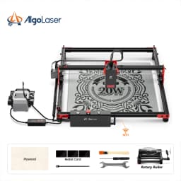 ALGO Laser Engraver DIY KIT OPTIONAL Laser Rotary Roller Desktop Engraving Cutting Cutter Machine Metal Woodworking 400x400mm