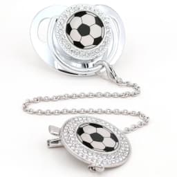 Newborn Pacifiers Bling Gold Pacifier Clip Football Sell Baby Pacifier Baby Drill Appease Play Mouth Spot Su Chupetes De Lujo