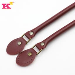 2PCS Bag Strap Genuine Leather DIY Handmade Handles for Crossbody Replacement Shoulder Handbag Wallet Handle 40cm