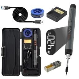 USB Wireless Digital Electric Soldering Iron Kit Cordless Adjustable Temperature 300-450℃ Smart Welding Solder Tool