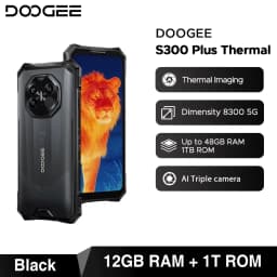 DOOGEE S300 Plus Thermal Imaging 5G Rugged Phone 6.78” FHD+120Hz 48GB+1TB Dimensity 8300 Octa-core 11000mAh Smartphon Android 16