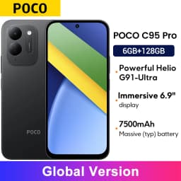 Global Version Smartphone POCO C95 pro 45W Turbo Charging 6.9" display 50MP 7500mAh Helio G91-Ultra
