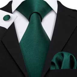 Hi-Tie Teal Green Solid Paisley Silk Wedding Tie For Men Fashion Design Quality Hanky Cufflink Men Gift Necktie Set Dropshipping