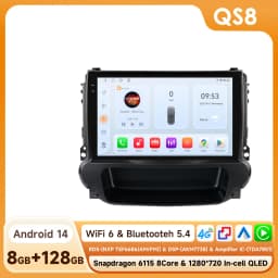 Hizpo Android Car Multimedia For Chevrolet Malibu 2012 2013 2014 2015 GPS Player Navigation Touch Screen Radio Carplay 2din DSP