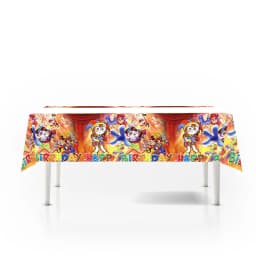 New The Amazing Birthday Party Decorations Digitaled Circus Tableware Set Plates Banner Tablecloth for Baby Shower Supplie Gifts
