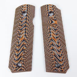 1Pair Tactics Full Size G10 Material Radial Textured 1911 Grips Patches DIY Making Replace Accessories Scales Decor Slabs