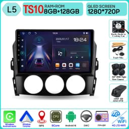 Car Radio For Mazda MX-5 MX5 III 3 NC 2005 - 2015 Stereo Multimedia Player Carplay Android Auto GPS Video Screen 5G Wifi No 2din