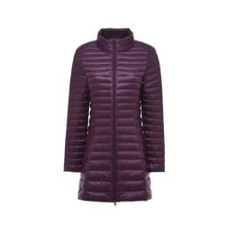 Winter Lightweight Down Jacket Women Mid Length White Duck Down Puffer Coat Woman Portable Slim Fit Fashion Outerwear JK-070