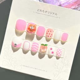 Rabbit Children False Nails Flower Full Cover Nail Art Tips Kids Fake Nail Extension Nail Supplies Bears Kids Cartoon Fake Nails