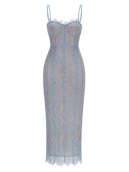 Sexy Spaghetti Strap V Neck Lace Long Dress Women Black Floral Lace Sleeveless Bodycon Dresses Elegant Evening Celebrity Party