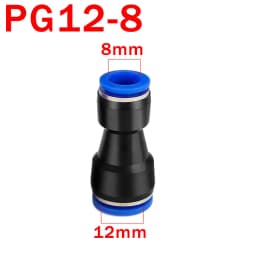 10PCS Pneumatic Fittings Quick Connector Air Plastic Hose Tube Connectors PU PG 4mm 6mm 8mm 10mm 12mm Push Into Pluglug