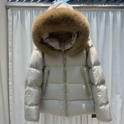 OFTBUY Real Fox Fur Collar Women's Down Coats and Parkas Winter Fashion Warm Thick Slim Zipper Outerwear Women Hooded Parkas