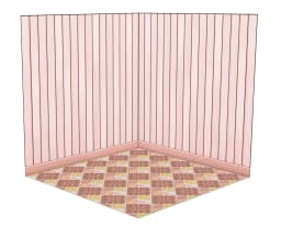 1/12 Japanese Scene PVC Background Doll House Suitable for obj 11 Chinese Style Dollhouse Room Hand Soldier Scene Accessories