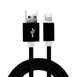 Metal Nylon Braided USB Charger Cable for iPhone 14 8 7 6S Plus X XR XS 11 12 13 Pro Max iPad 9 Fast Charging Data Cord 1m 2m 3m