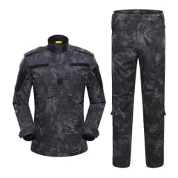2026 Tactical Camo ACU Uniform Men 2Pcs Set Durable Wear-Resistant Training Security Duty Uniforms