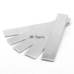 1Pcs Length 500mm T3 Tinned Copper Bar Purple Copper Flat Strip Thickness 2mm 3mm 4mm 5mm Conductive Grounding Plate Busbar