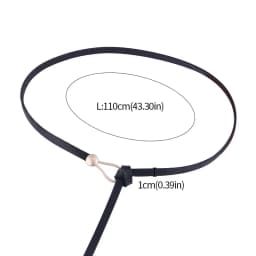 Korean Knotted Belt for Women Simple PU Leather Thin Waistband Luxury Female Lady Coat Dress Decor Waist Strap