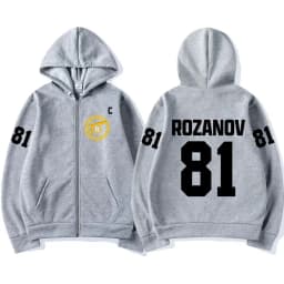 Heated Rivalry Ilya Rozanov 81 Boston Raiders Merch Zipper Hoodies Men's Women Clothing Fashion Zip Up Sweatshirts Jackets Coats