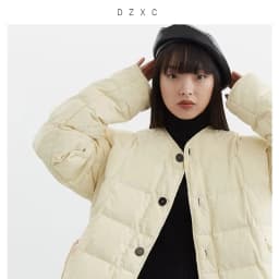 Lightweight Style~ Goose down Jacket for Petite Women, Autumn and Winter Coat, Casual Loose Fit, Versatile Warm Top for Women