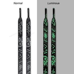 1Pair Luminous Shoelace Quality Fluorescent Boot Shoelaces for Sneakers Flat Laces Shoestrings Night Glow Strings 120/140/160CM