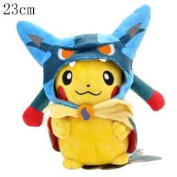 Cos Eevee Pikachu Cosplay Plush Toy Charizard Peluche Snorlax Garchomp Tyranitar Hydreigon Stuffed Animal Doll Plushies Toy Gift