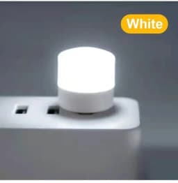 1-20PCS Mini USB LED Light Portable Plug Lamps Eye Protection Book Reading Light Small Round Car Bulb Computer Mobile Power Lamp
