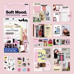 TIANZI 70 pcs Garden Post Office Collection Light Paper Material Pack DIY Handbook Collage Journal Notebook Scrapbook Envelope
