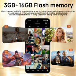 IVMI Note15 Pro Smartphones Android Dual SIM 6.6" 3GB RAM 16GB ROM 5+13MP WIFI GPS Google Play Store 4G Face ID Mobile Phones
