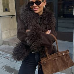 2025 New Winter Versatile Slimming Artificial Fur Collar Warm and Luxurious Solid Color Jacket for Women