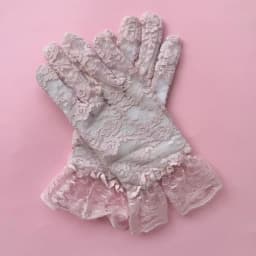 New Lace Full Finger Party Short Gloves For Women Girls Kids Black Solid Knitted Mittens Outdoor Dance Dress Up Bride's Gloves