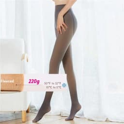 Customizable Artificial semi transparent warm wool tight fitting suit Leggings DDK403023