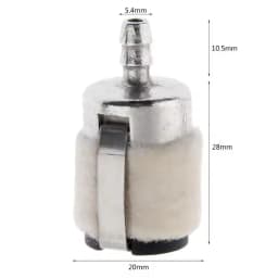 Natural Wool Fuel Filter with Excellent Filtering Effect Is Suitable for Garden Machinery, Brush Removers and Chainsaws