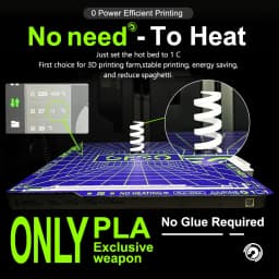 Juupine GECO Plate For Bambu Lab H2D X2D Build Plate PLA Bed Cold Plate For X1C A1 P2S X2D SuperTack Glacier For Bambu H2s Plate